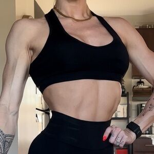 Ribbed bombshell sportswear bra